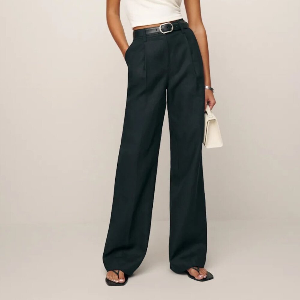Alex Linen Mid Rise Pant